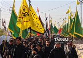 پیاده روی اربعین حسینی در رمیثه عراق