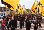 پیاده روی اربعین حسینی در رمیثه عراق