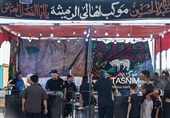 پیاده روی اربعین حسینی در رمیثه عراق