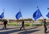 پیاده روی اربعین حسینی در رمیثه عراق
