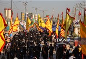 پیاده روی اربعین حسینی در رمیثه عراق