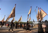 پیاده روی اربعین حسینی در رمیثه عراق