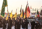 پیاده روی اربعین حسینی در رمیثه عراق