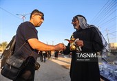 پیاده روی اربعین حسینی در رمیثه عراق
