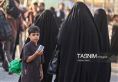پیاده روی اربعین حسینی در شهر حمزه الشرقی عراق