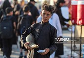 پیاده روی اربعین حسینی در شهر حمزه الشرقی عراق