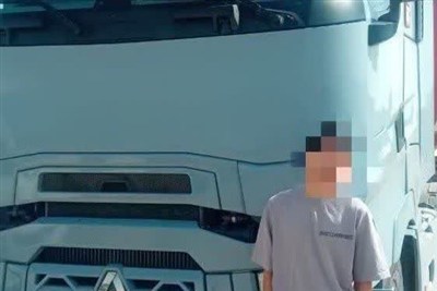 تریلی با راننده 14 ساله در محور یزد ـ میبد توقیف شد