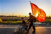 پیاده روی اربعین حسینی در شهر شامیه عراق
