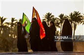 پیاده روی اربعین حسینی در شهر شامیه عراق
