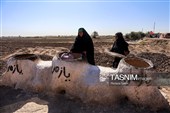 پیاده روی اربعین حسینی در شهر شامیه عراق