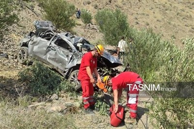 3 کشته در سقوط خودرو به دره در جاده تهم-چورزق