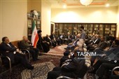 دیدار میهمانان برنامه‌های هفته اردبیل با نماینده ولی فقیه و امام جمعه اردبیل