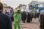اعزام خادمان شهرداری منطقه 4 به نجف برای خدمت‌رسانی اربعین