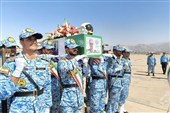 پیکر شهید خلبان مجید کاظمی به میهن بازگشت