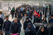 تردد زائران اربعین حسینی از مرز شلمچه