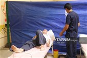 فعالیت تیم درمانی جمعیت هلال‌احمر استان بوشهر در کربلا