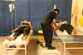 فعالیت تیم درمانی جمعیت هلال‌احمر استان بوشهر در کربلا
