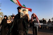 پیاده روی زائرین اربعین حسینی در مسیر نجف به کربلا