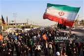 پیاده روی زائرین اربعین حسینی در مسیر نجف به کربلا