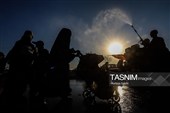 پیاده روی زائرین اربعین حسینی در مسیر نجف به کربلا