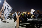 پیاده روی زائرین اربعین حسینی در مسیر نجف به کربلا