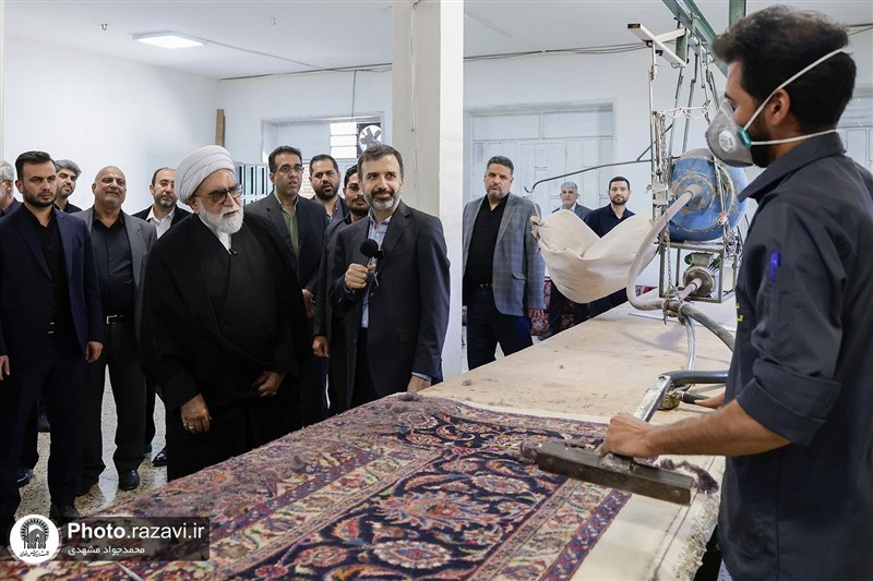 آستان قدس رضوی , مشهد مقدس , اخبار مشهد , خراسان رضوی , اخبار استان خراسان رضوی , امام رضا (ع) , فرش ایرانی , تولید؛ دانش بنیان، اشتغال آفرین , 