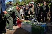 تشییع پیکر سرتیپ دوم خلبان شهید مجید کاظمی - شیراز