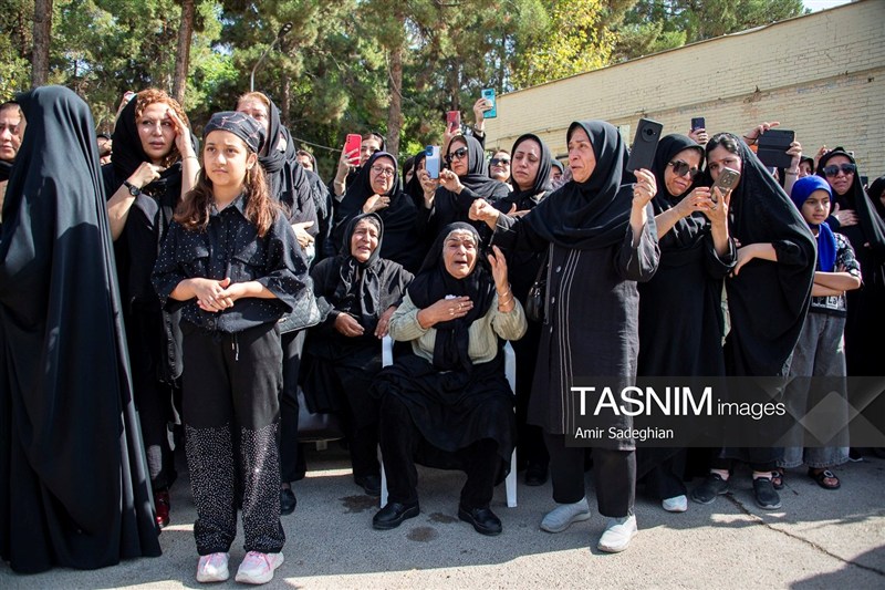 تشییع پیکر سرتیپ دوم خلبان شهید محمد کاظمی - شیراز