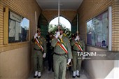 تشییع پیکر سرتیپ دوم خلبان شهید مجید کاظمی - شیراز