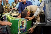 تشییع پیکر سرتیپ دوم خلبان شهید مجید کاظمی - شیراز
