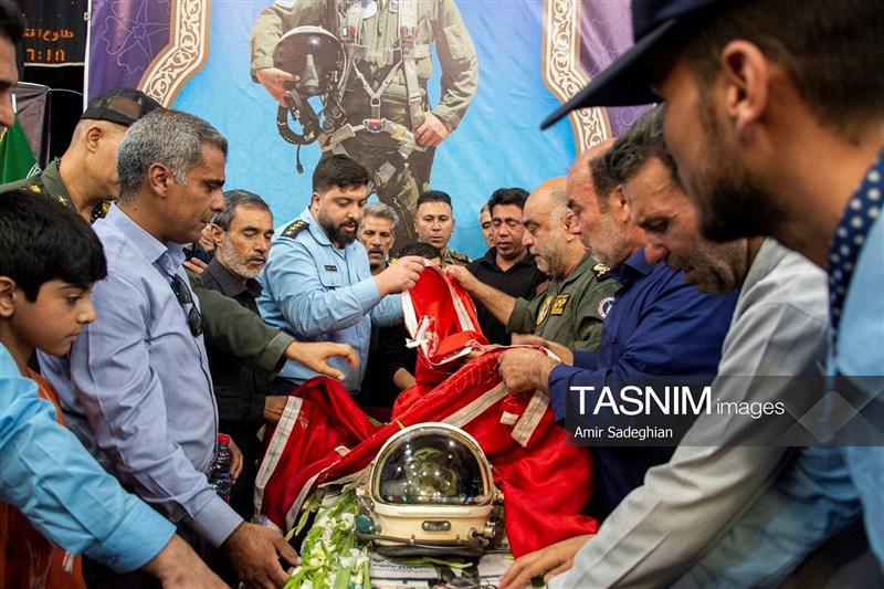 تشییع پیکر سرتیپ دوم خلبان شهید محمد کاظمی - شیراز