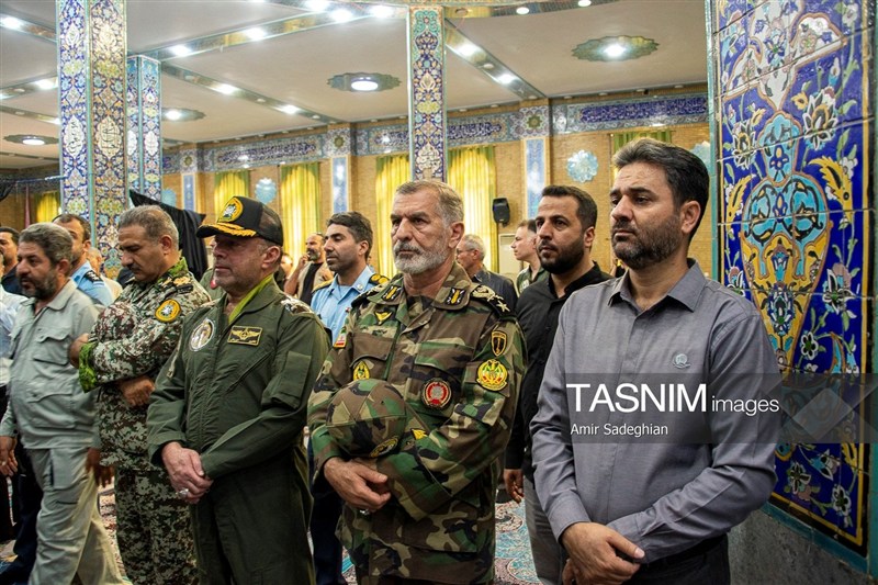 تشییع پیکر سرتیپ دوم خلبان شهید محمد کاظمی - شیراز