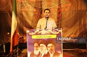 طنین شعار مرگ بر آمریکا در شب 151 ایستادگی در یاسوج