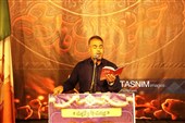 طنین شعار مرگ بر آمریکا در شب 151 ایستادگی در یاسوج