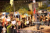طنین شعار مرگ بر آمریکا در شب 151 ایستادگی در یاسوج