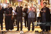 طنین شعار مرگ بر آمریکا در شب 151 ایستادگی در یاسوج