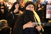 طنین شعار مرگ بر آمریکا در شب 151 ایستادگی در یاسوج