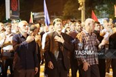 طنین شعار مرگ بر آمریکا در شب 151 ایستادگی در یاسوج