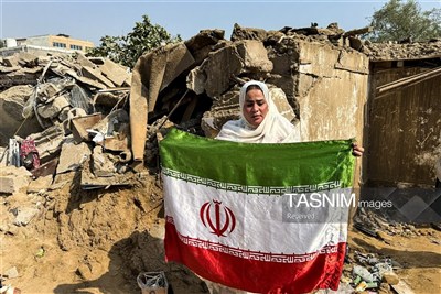 خسارت حمله موشکی‌ آمریکا به منازل مسکونی در قشم