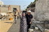 خسارت حمله موشکی‌ آمریکا به منازل مسکونی در قشم
