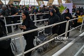 عبور زائران اربعین حسینی از مرز شلمچه