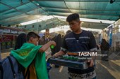 عبور زائران اربعین حسینی از مرز شلمچه