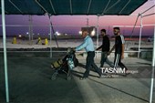 عبور زائران اربعین حسینی از مرز شلمچه