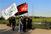 پیاده روی زائرین اربعین حسینی از طریق العلما