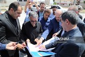بازدید میدانی صدیف بدری از پروژه‌های عمرانی، درمانی و گردشگری سرعین
