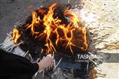 آیین زنانه لرستان در محرم؛ سوگ شمع‌ها در چهل‌منبر