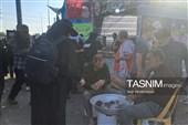 قایناتی‌ها در عمود عشق؛ خدمت به زائران اربعین