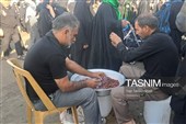 قایناتی‌ها در عمود عشق؛ خدمت به زائران اربعین