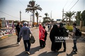 عبور زائران اربعین حسینی از مرز خسروی