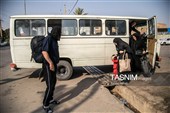 عبور زائران اربعین حسینی از مرز خسروی